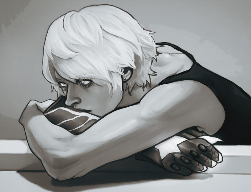 B/W rendering - 65€, any additional characters +15€