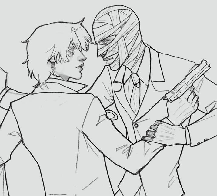 Simple sketch - 20€, any additional characters +10€